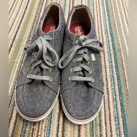 Keds Center III Canvas Lace Up in Gray Charcoal Tweed - Picture 6 of 12